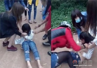 海南15岁少女遭人围殴扒衣录视频3分29秒 4人揪头发脚踹多人围观