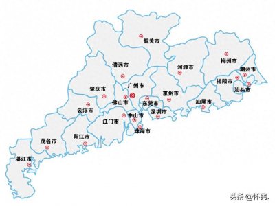 广东省各地区车牌简称