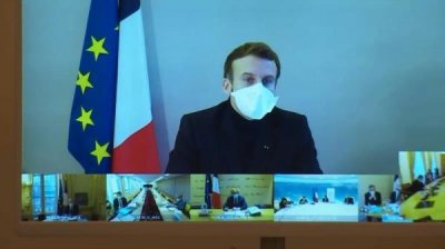 马克龙解除7天隔离 离开凡尔赛官邸